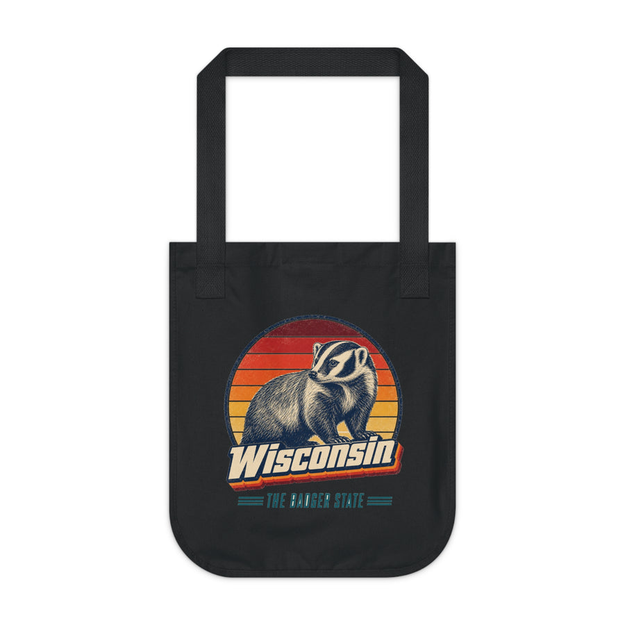 Wisconsin Badger Tote Bag