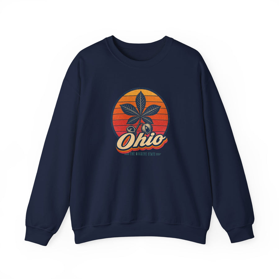 Ohio Buckeye Leaf And Nut Sweatshirt