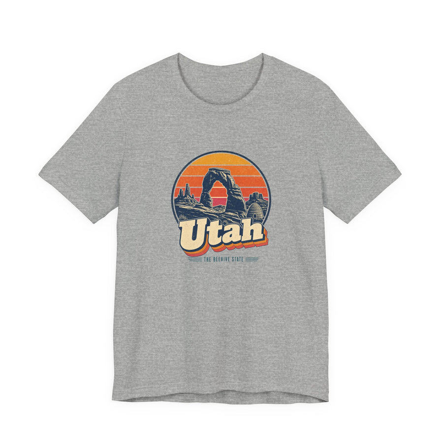 Utah Retro Sunset Tee
