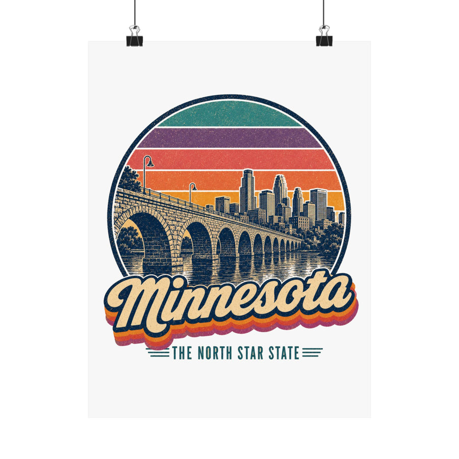 Minnesota Stone Arch Bridge Poster