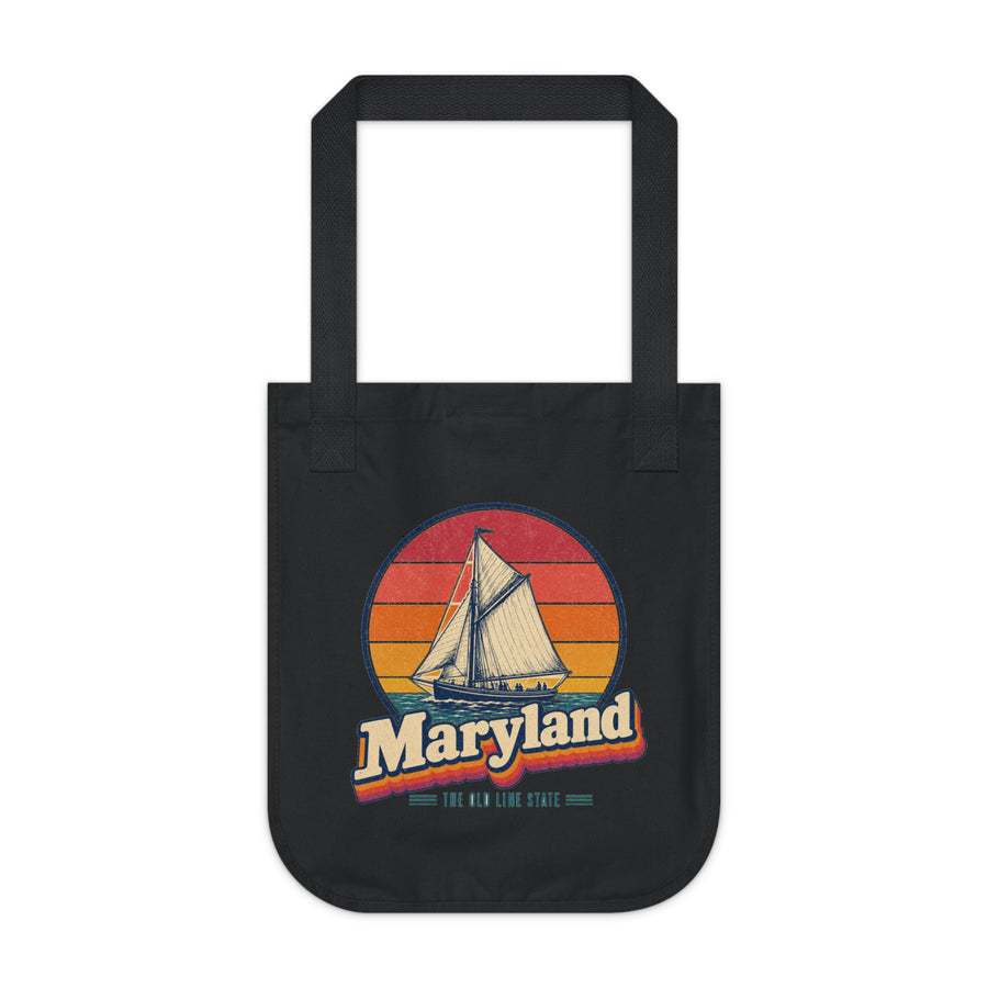 Maryland Skipjack Sailboat Tote Bag