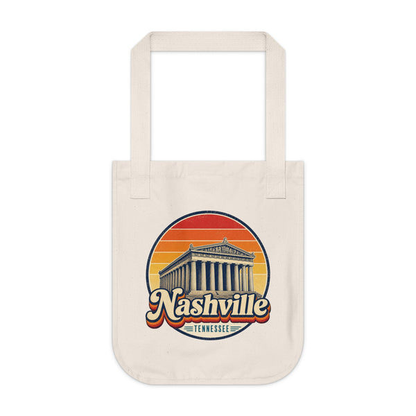 Nashville Retro Sunset Tote Bag