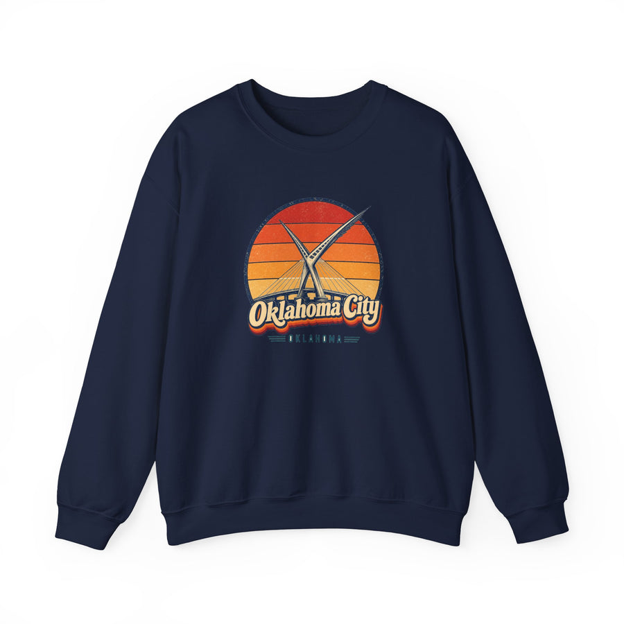 Oklahoma City Retro Sunset Sweatshirt
