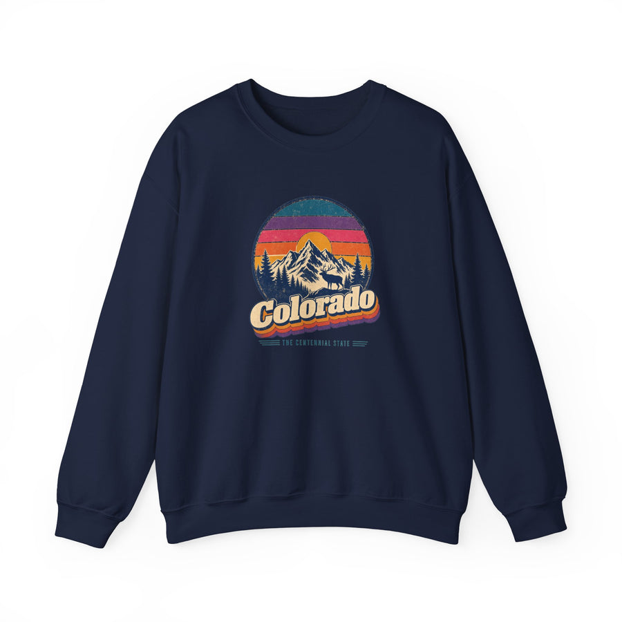 Colorado Retro Sunset Sweatshirt