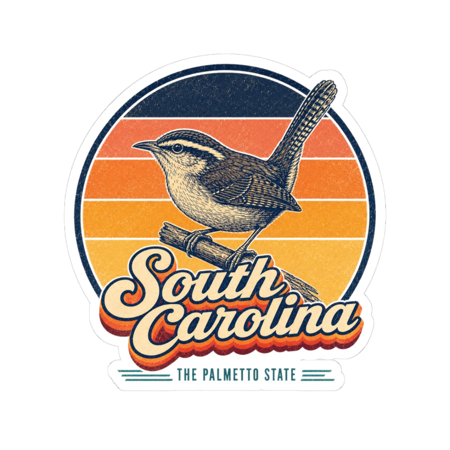 South Carolina Carolina Wren Sticker