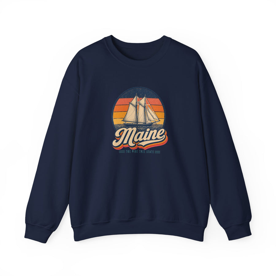 Maine Windjammer Schooner Sweatshirt