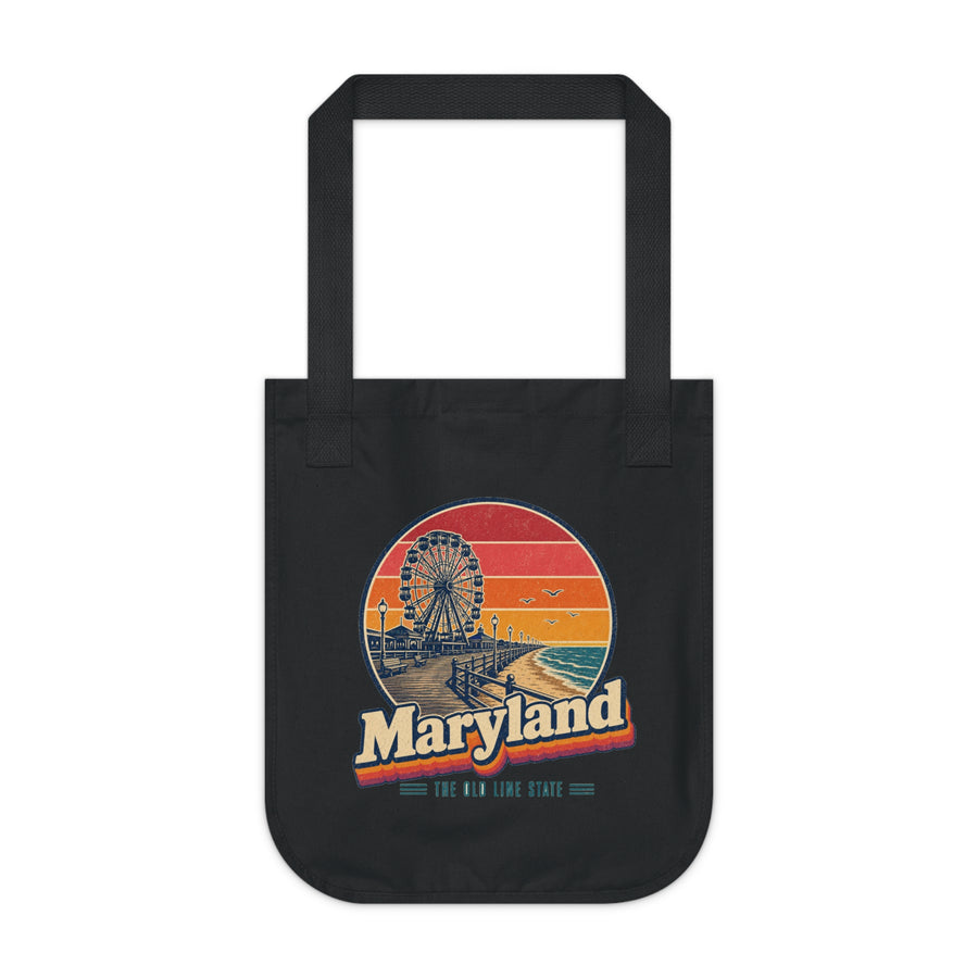Maryland Ocean City Boardwalk Tote Bag