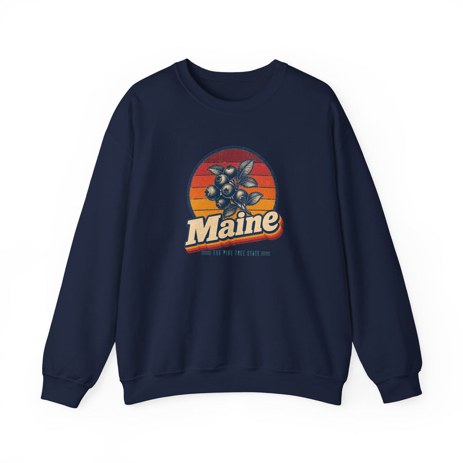 Maine Wild Blueberries Sweatshirt