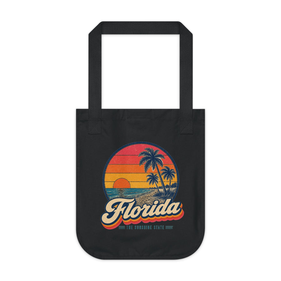Florida Palm Trees And Beach Tote Bag