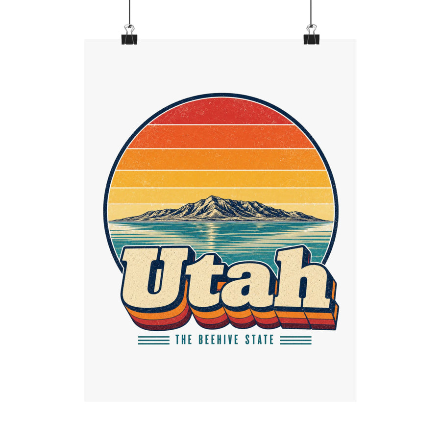 Utah Great Salt Lake Poster