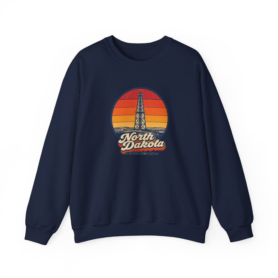 North Dakota Oil Derrick Sweatshirt
