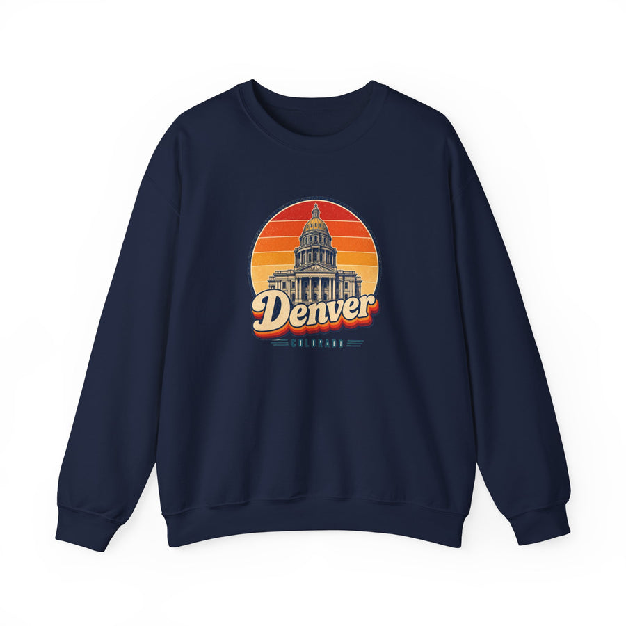 Denver Retro Sunset Sweatshirt