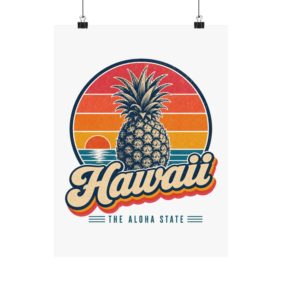 Hawaii Pineapple Poster