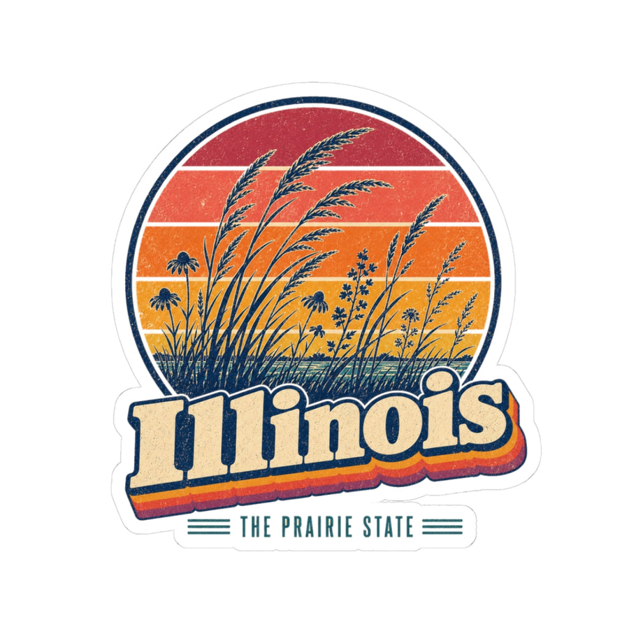 Illinois Tall Prairie Grass Sticker