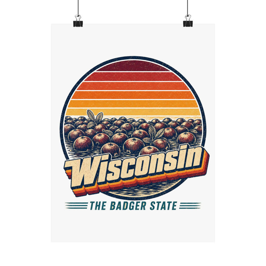 Wisconsin Cranberry Bog Poster
