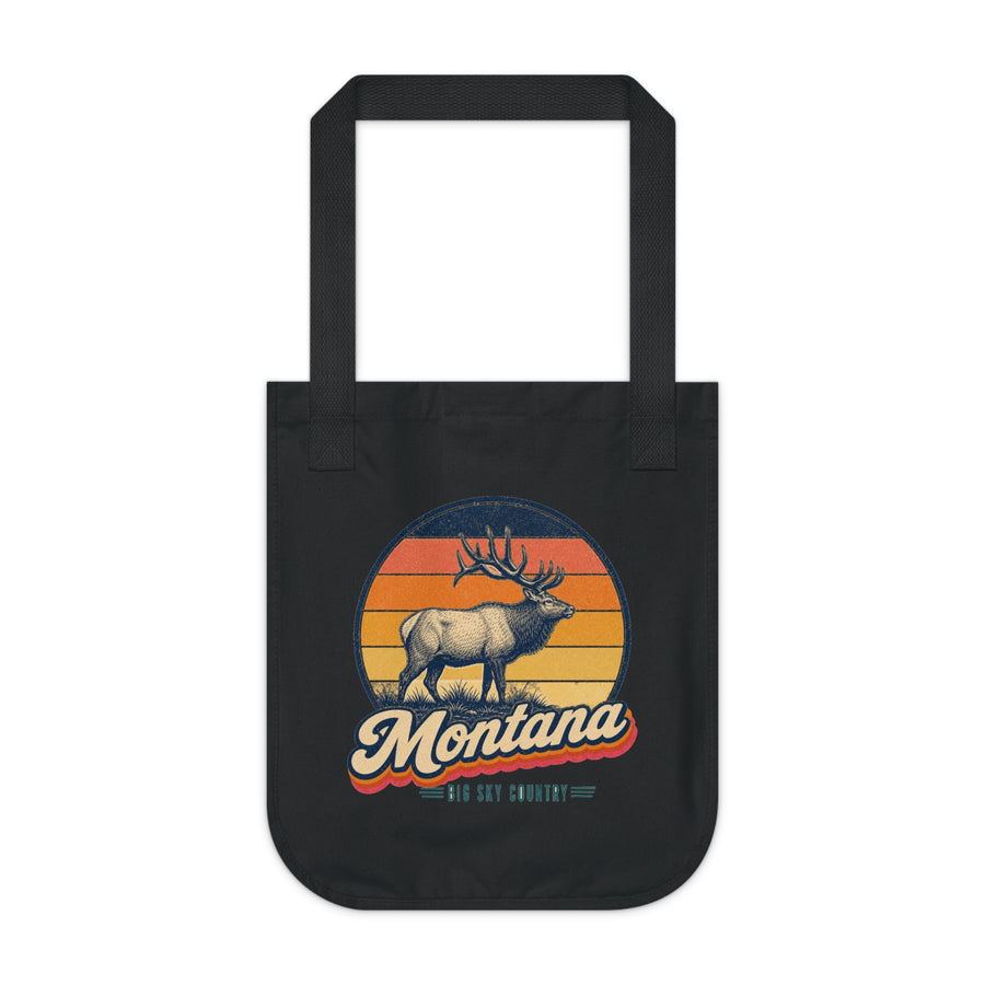 Montana Bull Elk Tote Bag