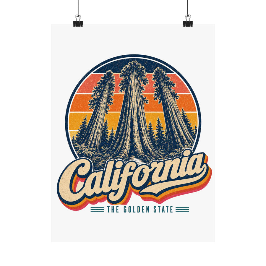 California Giant Redwoods Poster