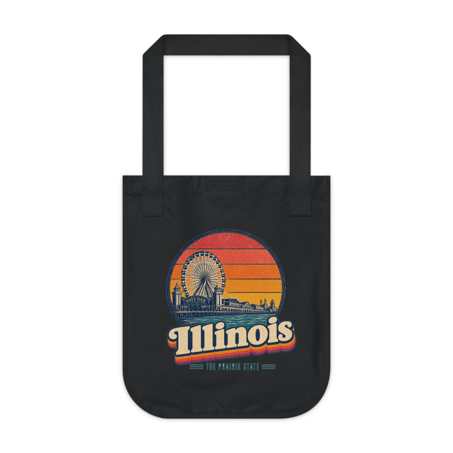 Illinois Navy Pier Ferris Wheel Tote Bag