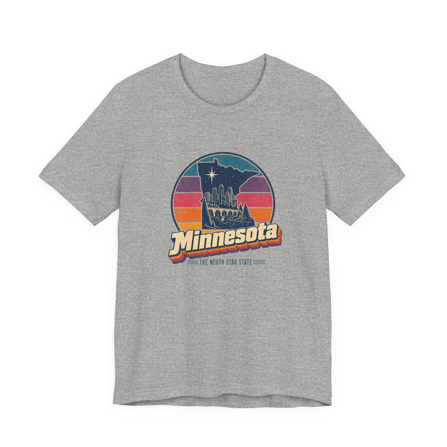 Minnesota Retro Sunset Tee