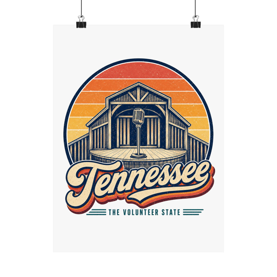 Tennessee Grand Ole Opry Stage Poster