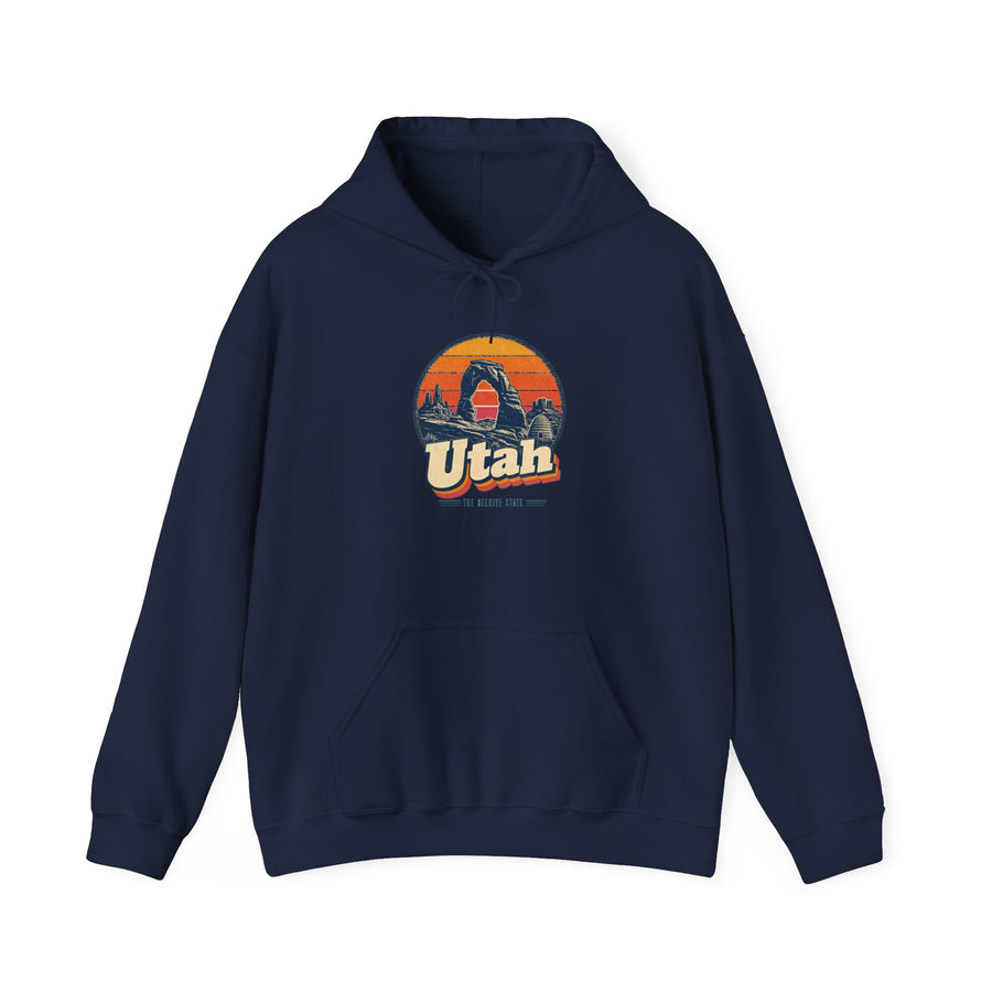 Utah Retro Sunset Hoodie