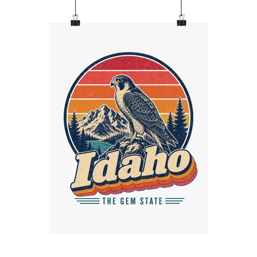 Idaho Peregrine Falcon Poster