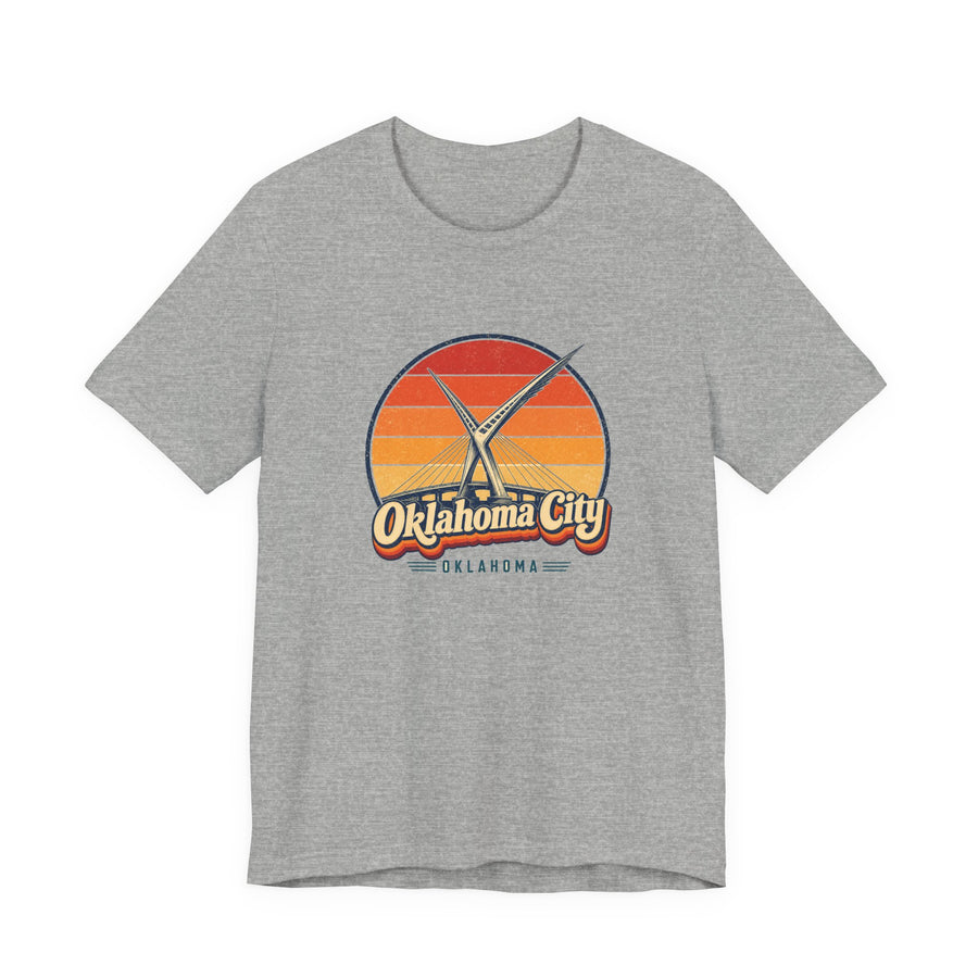 Oklahoma City Retro Sunset Tee