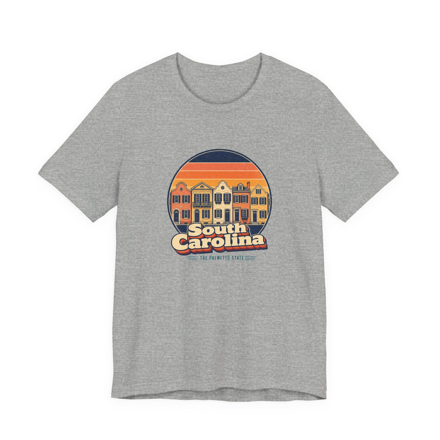 South Carolina Rainbow Row Charleston Tee