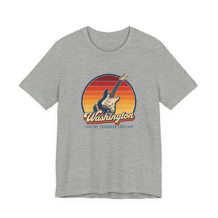 Washington Grunge Guitar Tee