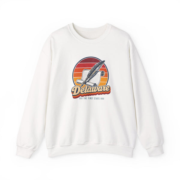 Delaware Constitution Quill And Scroll Sweatshirt