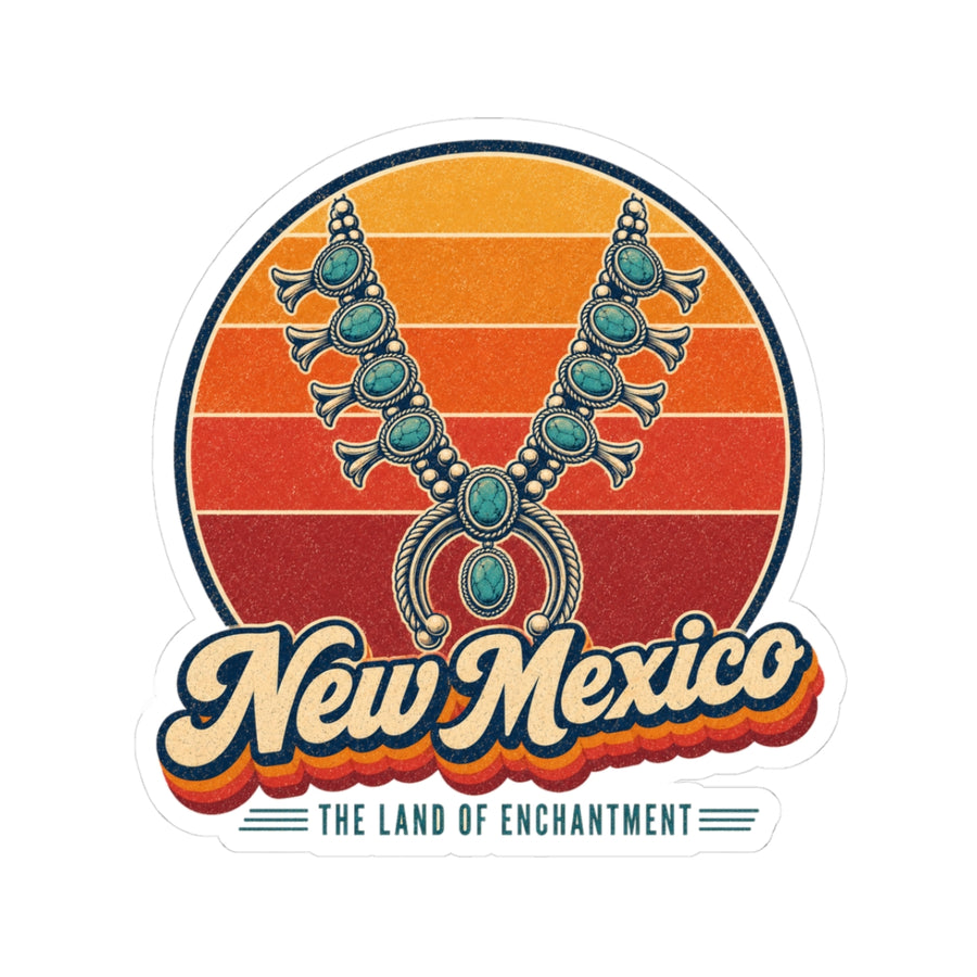 New Mexico Turquoise Jewelry Sticker