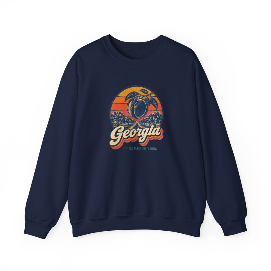 Georgia Retro Sunset Sweatshirt