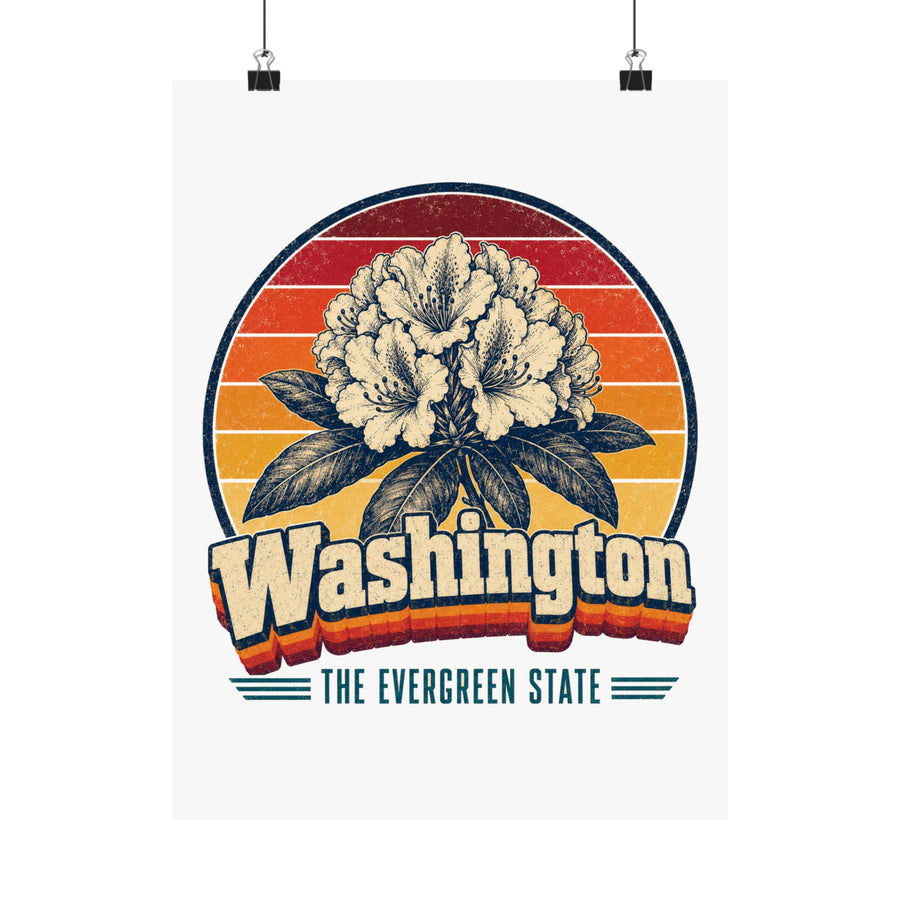 Washington Rhododendron Poster