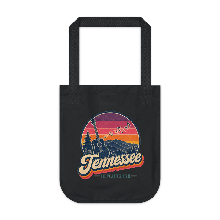 Tennessee Retro Sunset Tote Bag