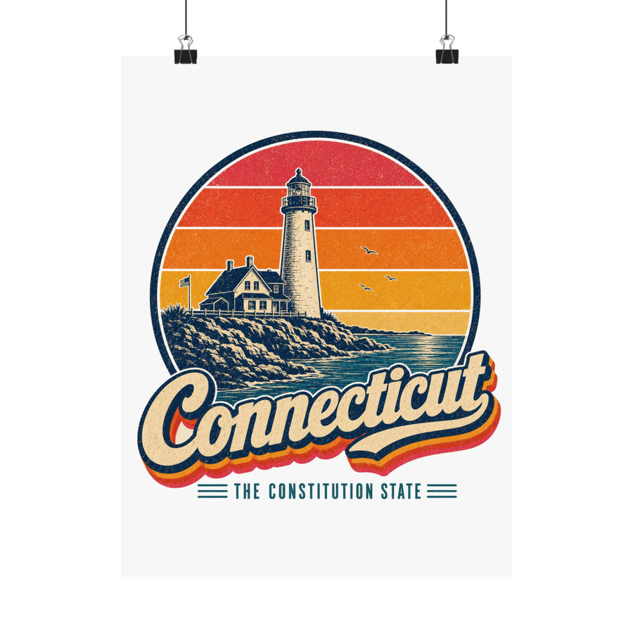 Connecticut Coastal Lighthouse Poster