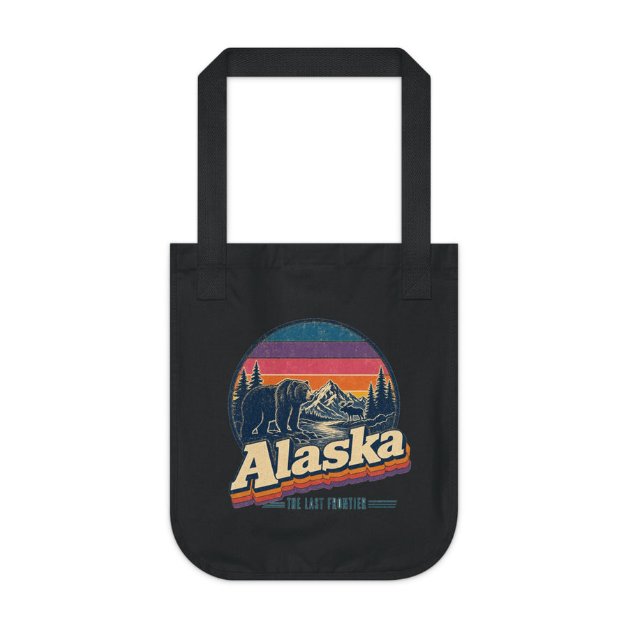 Alaska Retro Sunset Tote Bag