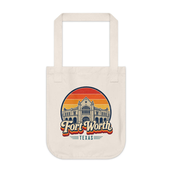 Fort Worth Retro Sunset Tote Bag