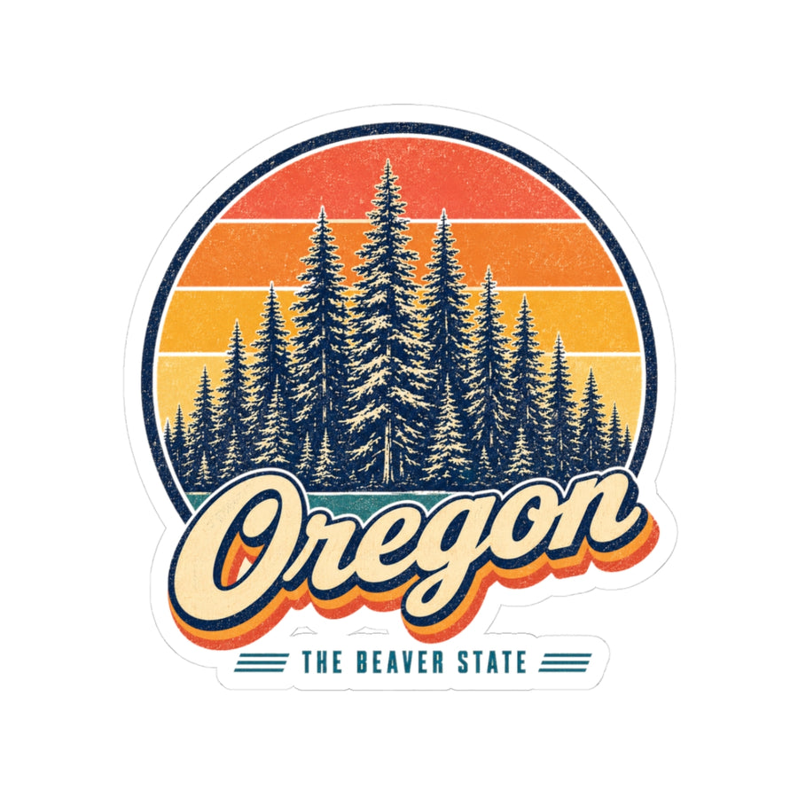 Oregon Evergreen Forest Sticker
