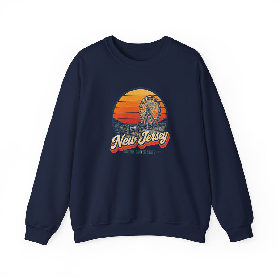 New Jersey Boardwalk And Ferris Wheel Sweatshirt