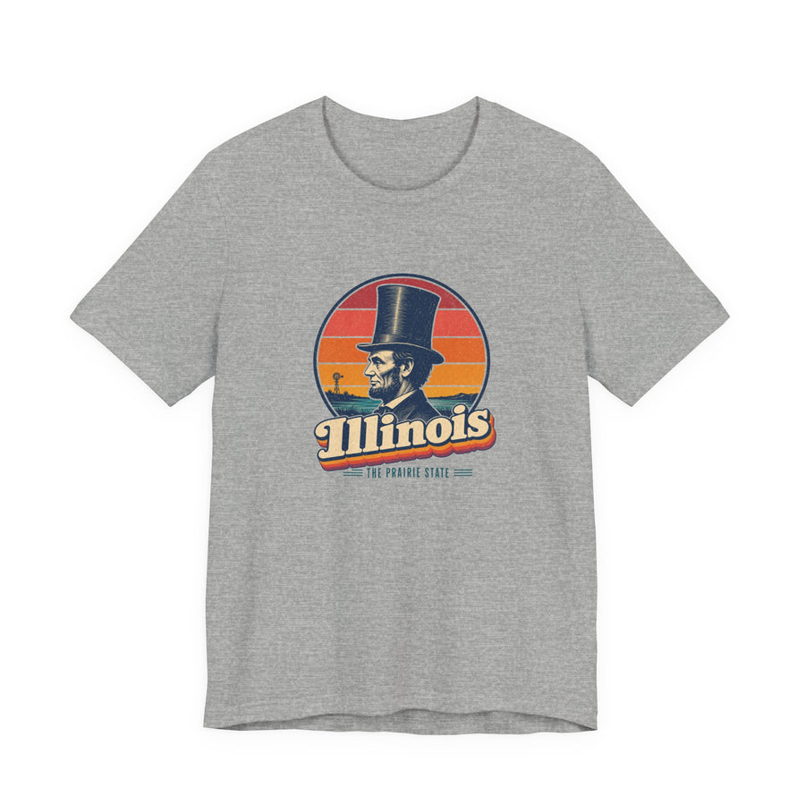 Illinois Lincoln Stovepipe Hat Tee