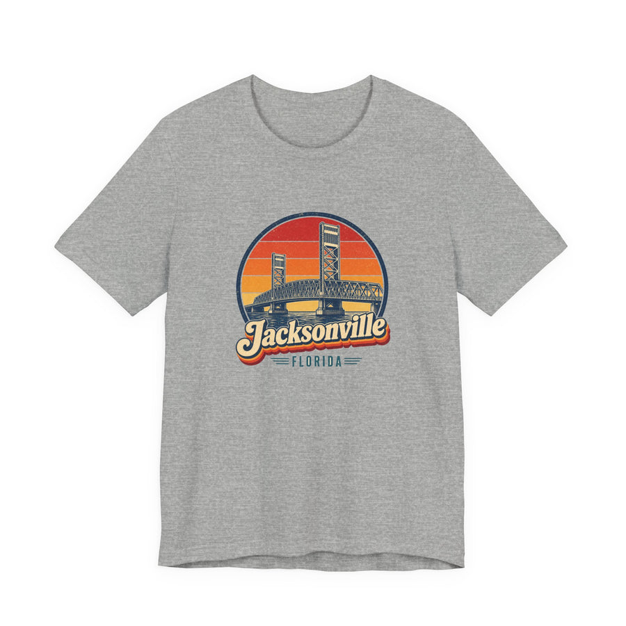 Jacksonville Retro Sunset Tee
