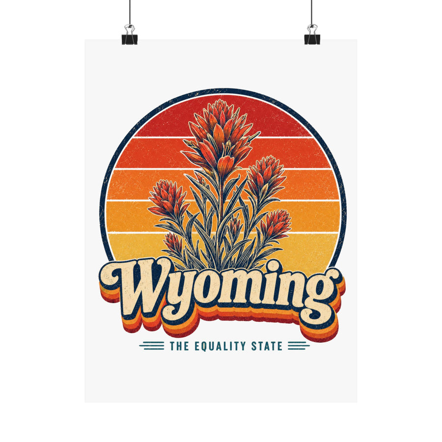 Wyoming Indian Paintbrush Poster