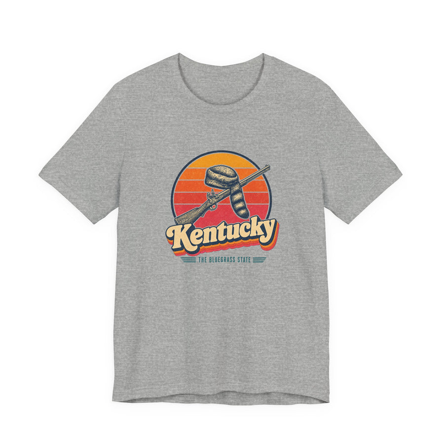 Kentucky Frontier Rifle And Coonskin Cap Tee