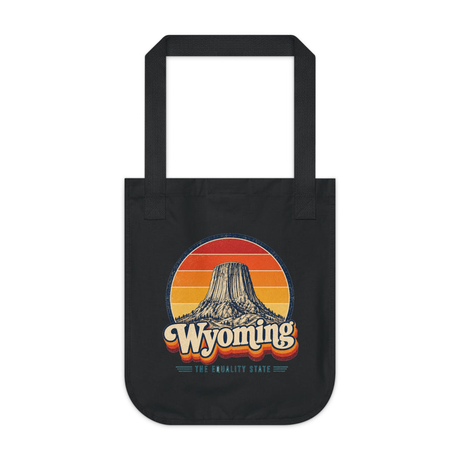 Wyoming Devils Tower Tote Bag