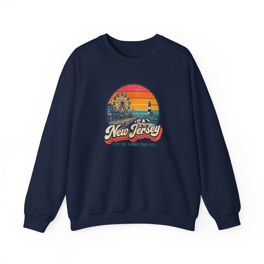 New Jersey Retro Sunset Sweatshirt