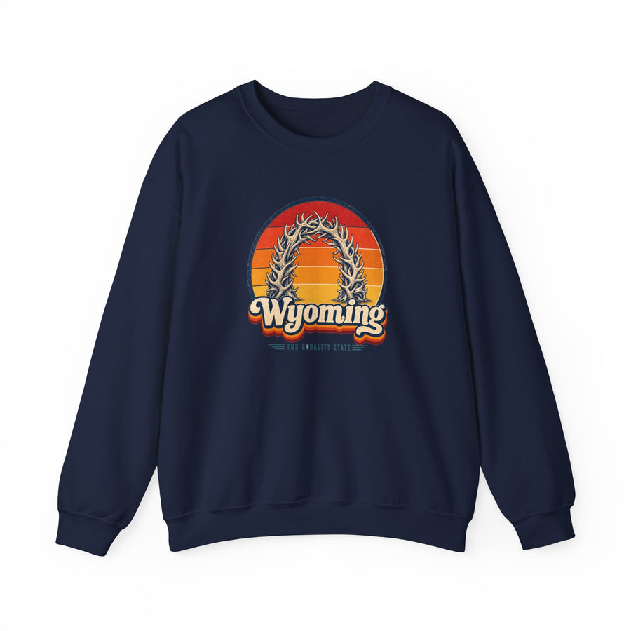 Wyoming Elk Antler Arch Sweatshirt