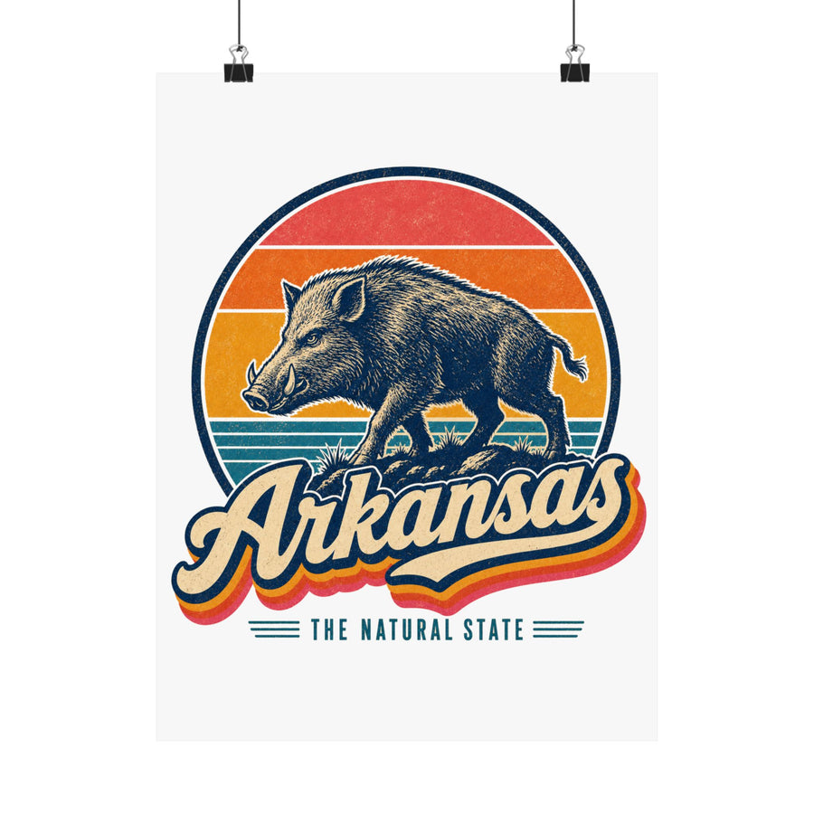 Arkansas Razorback Hog Poster