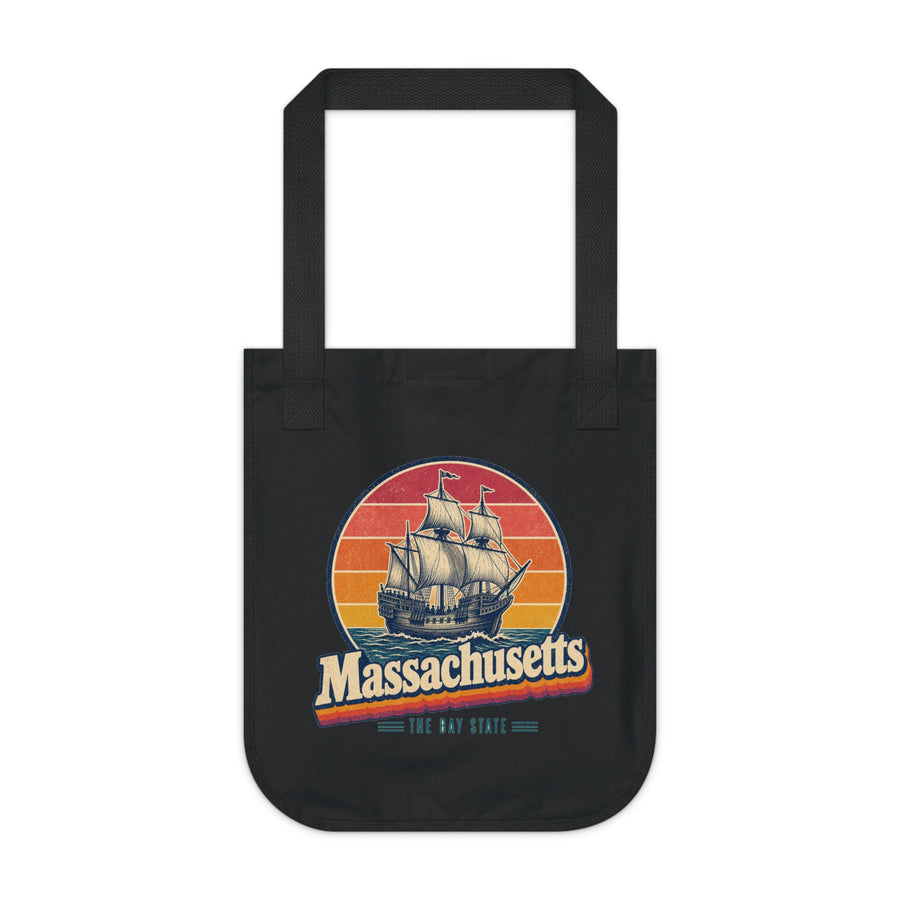 Massachusetts Mayflower Ship Tote Bag