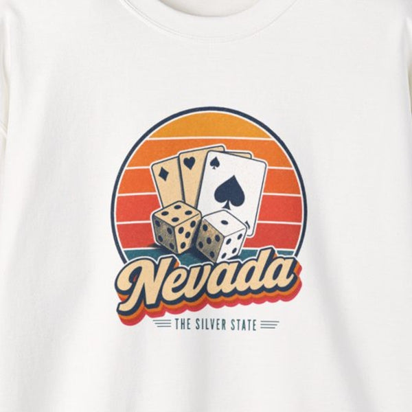 Nevada Dice And Playing Cards Sweatshirt