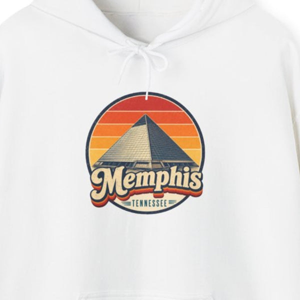 Memphis Retro Sunset Hoodie